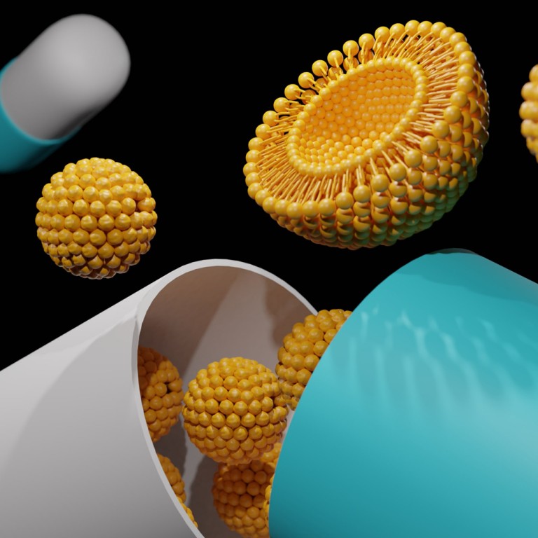 Micelle,Nanoparticle,Inside,Of,Drug,Encapsulation,3d,Rendering